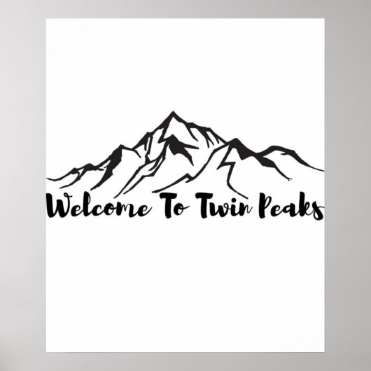 Welcome To Twin Peaks Poster (Vorne)