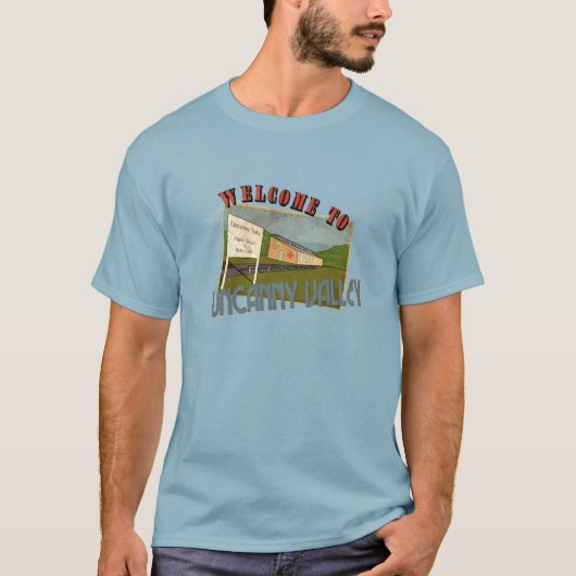 Welcome to Uncanny Valley T-Shirt (Vorderseite)
