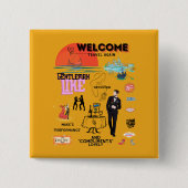 WELCOME TRAVEL AGAIN BUTTON (Vorderseite)