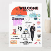 WELCOME TRAVEL AGAIN KARTE (Rückseite)