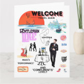 WELCOME TRAVEL AGAIN KARTE (Vorderseite)