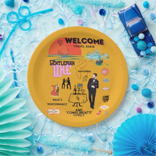 WELCOME TRAVEL AGAIN PAPPTELLER (Party)