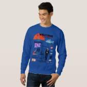 WELCOME TRAVEL AGAIN SWEATSHIRT (Vorne ganz)