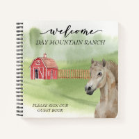 Welcome Typ Ranch Stable Horse Barn Gästebuch