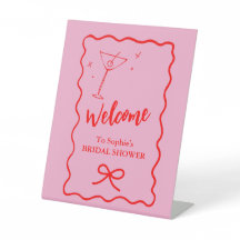 Welcome Wavy Retro Brautparty