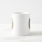 Welcome Wreath Autumn Blue Pumpkin Kaffeetasse (Mittel)