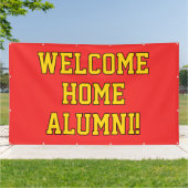 Welcome Zuhause Alumni Banner (Außenbereich)