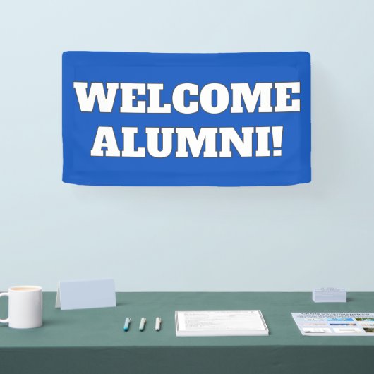 Welcome Zuhause Alumni Banner (Messe)