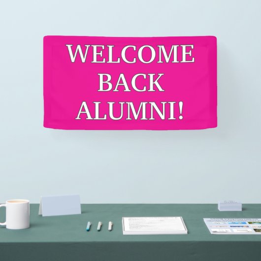 Welcome Zuhause Alumni Banner (Messe)
