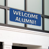 Welcome Zuhause Alumni Banner (Äußeres Gebäude)
