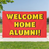 Welcome Zuhause Alumni Banner (Außenbereich)