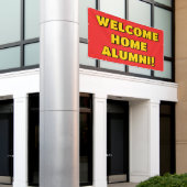 Welcome Zuhause Alumni Banner (Äußeres Gebäude)