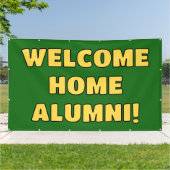 Welcome Zuhause Alumni Banner (Außenbereich)