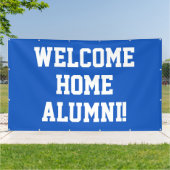 Welcome Zuhause Alumni Banner (Außenbereich)