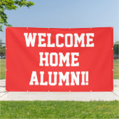 Welcome Zuhause Alumni Banner (Außenbereich)