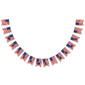 Welcome Zuhause American Flag Wimpelkette (Alle)