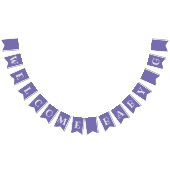 Welcome Zuhause Baby Banner Lavendel (Alle)