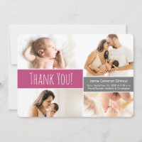 Welcome Zuhause Baby Girl Foto Collage Pink