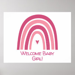 Welcome Zuhause Baby Girl Poster
