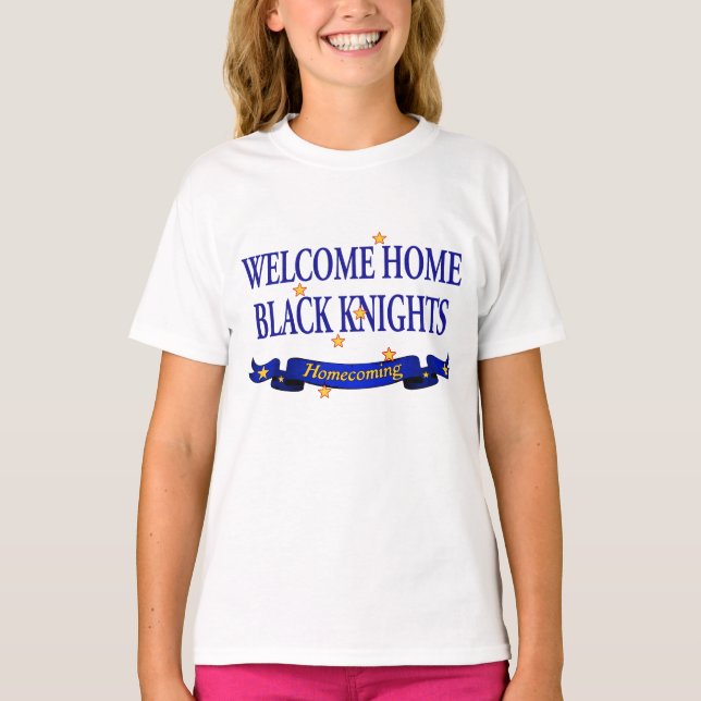 Welcome Zuhause Black Knights T-Shirt (Vorderseite)