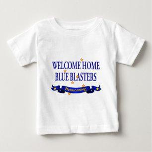 Welcome Zuhause Blue Blasters Baby T-shirt