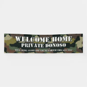 Welcome Zuhause Boot Camp Camouflage Abschluss Banner (Horizontal)