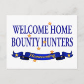 Welcome Zuhause Bounty Junters Postkarte (Vorderseite)
