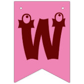 WELCOME ZUHAUSE Bunting Flags Wimpelkette (Dritte Fahne)