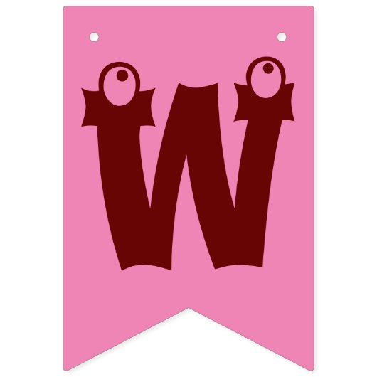 WELCOME ZUHAUSE Bunting Flags Wimpelkette (Dritte Fahne)