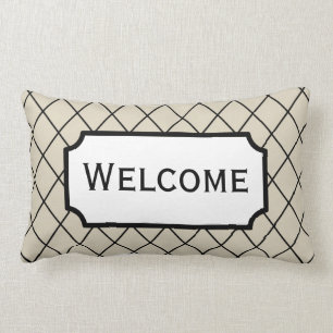 Welcome Zuhause Business Guest Room Throw Kissen G