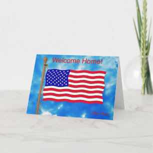 Welcome Zuhause Card for Servicemen, Servicewomen Dankeskarte
