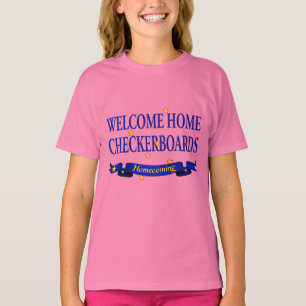 Welcome Zuhause-Checkboards T-Shirt