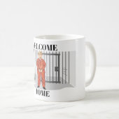 Welcome Zuhause Coffee Tasse (VorderseiteRechts)