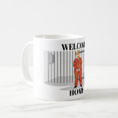 Welcome Zuhause Coffee Tasse (Vorderseite Links)