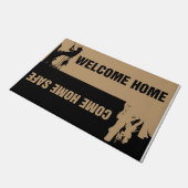 Welcome Zuhause Come Zuhause Safe Electrical Fußmatte (Schrägansicht)