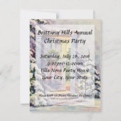 Welcome Zuhause Custom Christmas Einladungen (Rückseite)