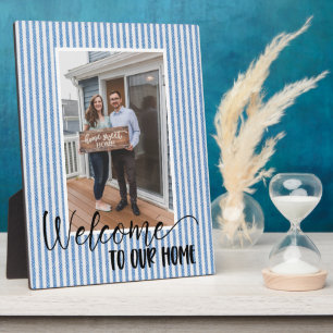Welcome Zuhause Custom Foto Plaque Fotoplatte