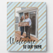 Welcome Zuhause Custom Foto Plaque Fotoplatte (Vorderseite)
