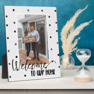 Welcome Zuhause Custom Foto Plaque Fotoplatte