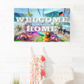 Welcome Zuhause Custom German Shepherd Dog Banner (Insitu)