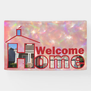 Welcome Zuhause Custom Vinyl Banner 3' x 5