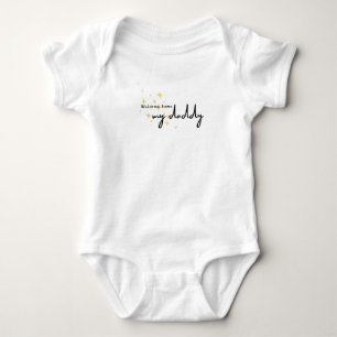 Welcome Zuhause Daddy Baby Strampler
