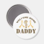 Welcome Zuhause Daddy Magnet (Vorderseite/Rückseite)