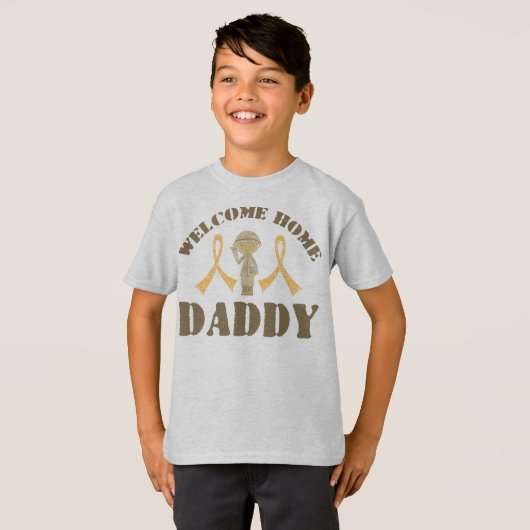 Welcome Zuhause Daddy T-Shirt (Vorne ganz)