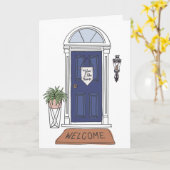 Welcome Zuhause Door Custom Real Anwesen Karte (Gelbe Blume)
