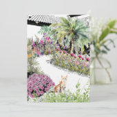 Welcome Zuhause Einladung (Stehend Vorderseite)