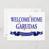 Welcome Zuhause Garudas Postkarte (Vorne/Hinten)
