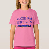 Welcome Zuhause Golden Falcons T-Shirt (Vorderseite)