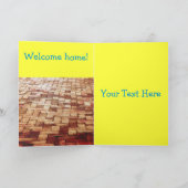 Welcome Zuhause Grußkarte Karte (Innenseite)