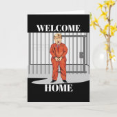 Welcome Zuhause Grußkarte Karte (Gelbe Blume)